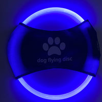 Disco volador con luz LED · Azul
