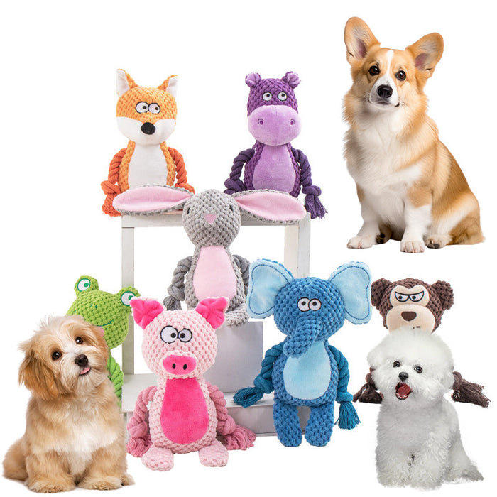 Peluche con cuerda para perro