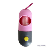 Porta bolsas con luz LED · Rosa