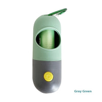 Porta bolsas con luz LED · Verde